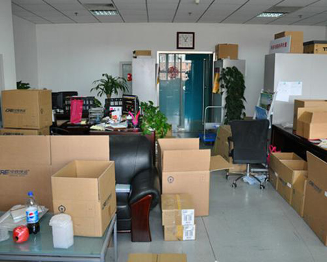 天津开发区搬家公司-工厂搬家搬迁案例现场和照片