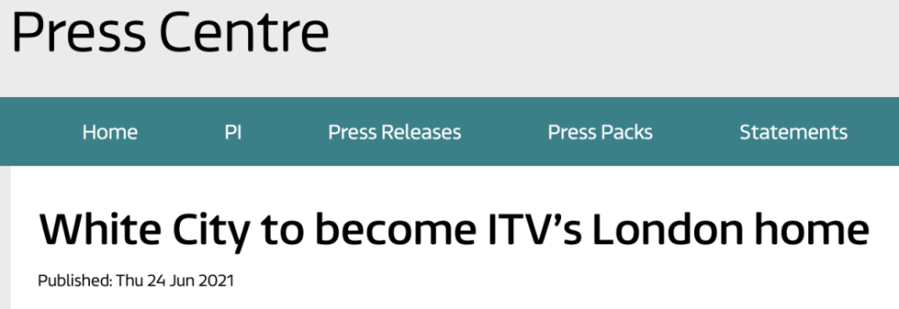 英国第二大电视台ITV宣布搬家-滨海新区搬家（国